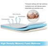 Tangkula Folding Bed Rollaway Extra Guest W/ Memory Foam Mattress Made in Italy - 4 of 4