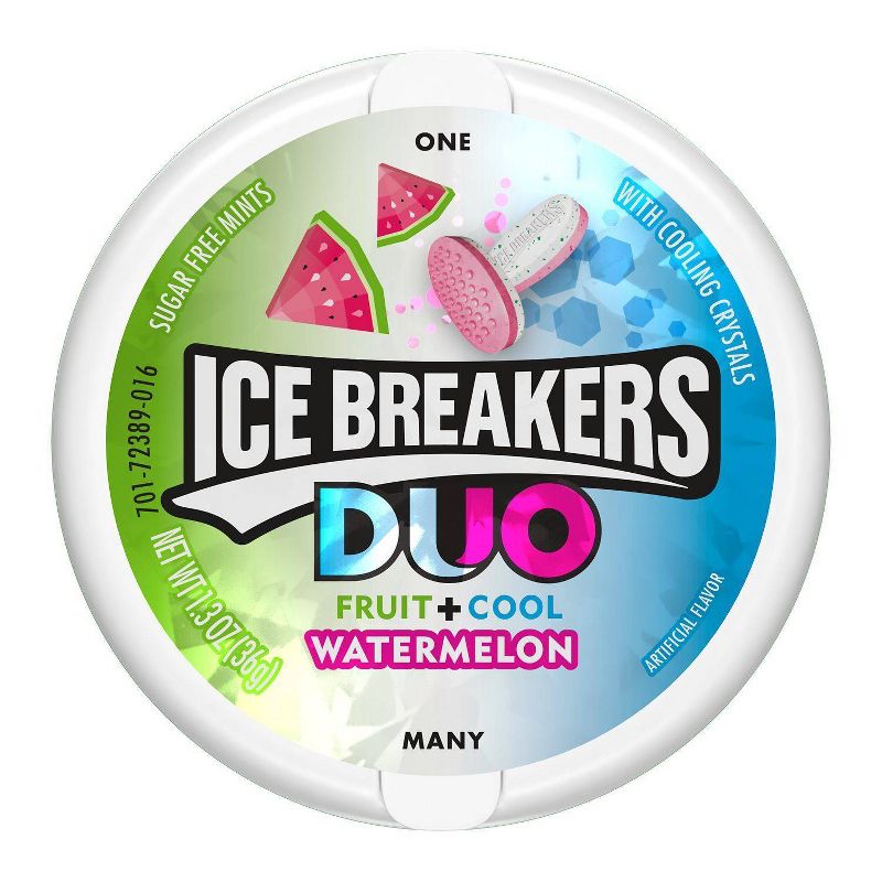 Ice Breakers Duo Watermelon Sugar Free Mint Candies - 1.3oz, 3 of 4
