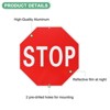 Unique Bargains Aluminum Reflective Rust Free Waterproof Stop Warning Sign - 2 of 4