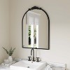 Flash Furniture Esme Traditional Arched Wall Mirror with Baroque Detail - Large Accent Mirror for Bathroom, Entryway, Dining Room, & Living Room - 2 of 4