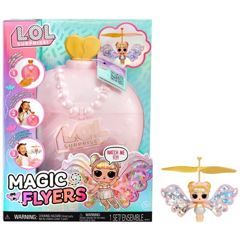 LOL Surprise Magic Flyers: Flutter Star Hand Guided Flying Doll,  Collectible, Touch Bottle Unboxing, Gift for Girls Age 6+