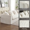 MOONMISS Boucle Sofa 3 Seater for Living Room Oversized  for Apartment, Office Right Hand Facing - 2 of 4