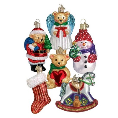 Old World Christmas 4.25 In Childs 1St Collection Christmas Baby Tree Ornaments