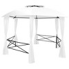 vidaXL Garden Marquee with Curtains 141.7"x122.8"x104.3" White 0.6 oz/ftÂ² - 2 of 4