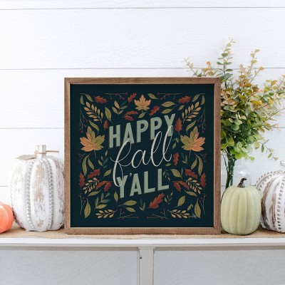 Kendrick Home Autumn Sayings 1 V2 Fall By Becky Thorns Wall Art