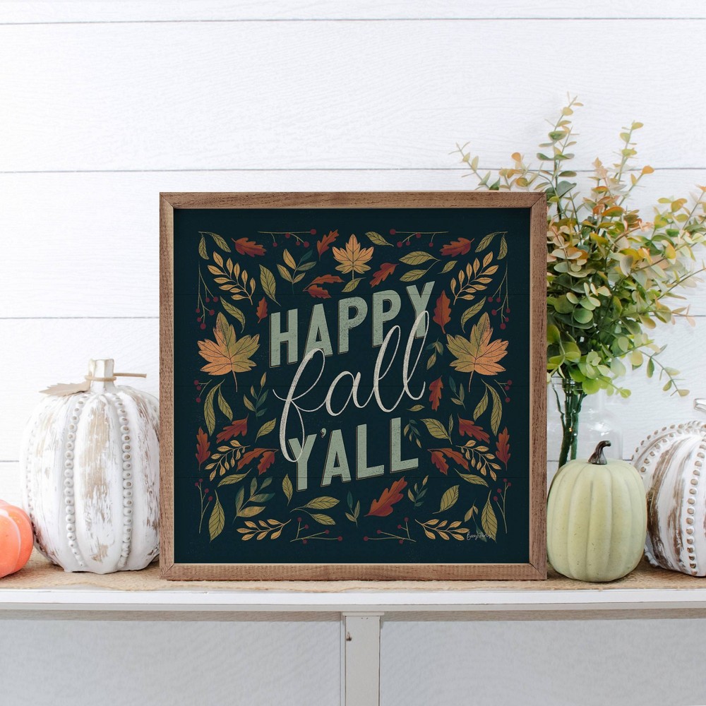 Photos - Other Decoration Kendrick Home 12"x12" Autumn Sayings 1 V2 Fall By Becky Thorns Wall Art