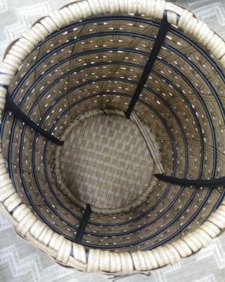 Natural Wicker Round Storage Accent Table - Threshold™ : Target