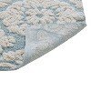 Medallion Collection 100% Cotton Tufted Bathroom Rug with Non-Slip Backing, Machine Washable, Tumble Dry Bath Mat - 3 of 4