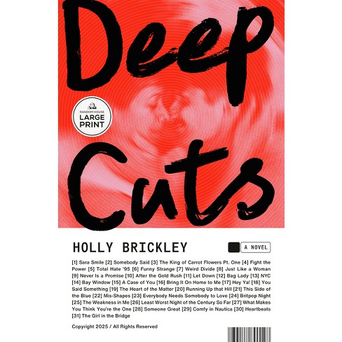 Deep Cuts - Large Print by  Holly Brickley (Paperback) - image 1 of 1