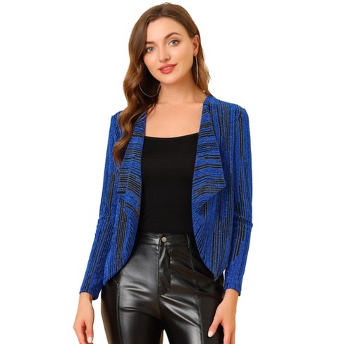 Blue sparkly cardigan sale