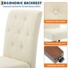 Upholstered Dining Chairs Set of 2 - Fabric Parsons Dining Chair with Nailhead Trim, Modern Fabric Accent Chair, Chairs for Dining Room, Kitchen - 4 of 4
