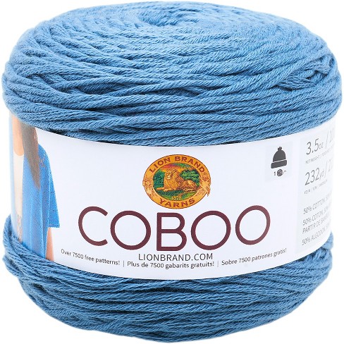 Lion Brand Coboo Yarn-Denim