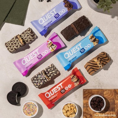 Quest Nutrition Gluten-Free Nutty by Nature Overload Protein Bars - 20g Protein - 26.24oz/12ct