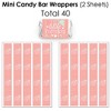 Big Dot of Happiness Girl Little Pumpkin - Fall Birthday Party or Baby Shower Candy Favor Sticker Kit - 304 Pieces - 3 of 4