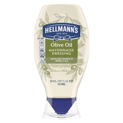 Hellmann's Mayonnaise Dressing with Olive Oil Squeeze - 20oz