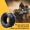2 Pack All-Terrain ATV Tires - Tubeless Front & Rear Off-Road Tires for Trail, Sand and Mud - 4 of 4