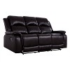Home Imports Emporium Contemporary Recliner Sofa in Espresso - 3 of 4