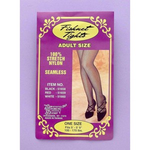 Forum Novelties Adult Costume Black Fishnet Tights - 1 of 1