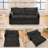 Modern Sleeper Sofa Bed with USB Charging and Side Storage for Living Room -3irtyhousy - 2 of 4