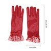 Unique Bargains Women's Fashion Mesh Bow Sunblock Mittens 1 Pair - 3 of 4