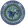 Blue Rose Polish Pottery Ceramika Artystyczna Dessert Plate - 2 of 2