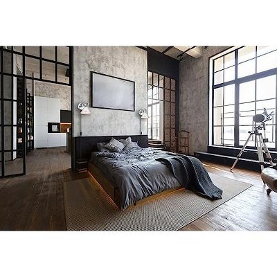 Chrome Swing Arm Wall Sconce with Metal Shade