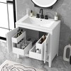 TiramisuBest 30" Bathroom Vanity with Sink, Modular Sectional Sofa with Storage, Sideboard Buffet Style Design for Living Room - 3 of 4