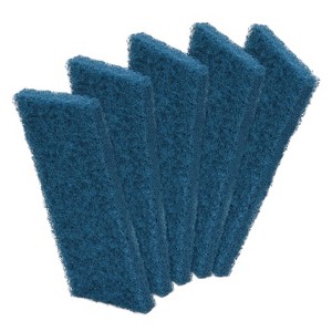 Bison Life Medium Cleaning Scrub Pad, Eco-Friendly, General Cleaning - Blue - Pack of 5 - 1 of 4
