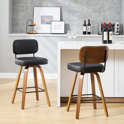 Bekrvio 26'' Swivel Counter Height Bar Stools