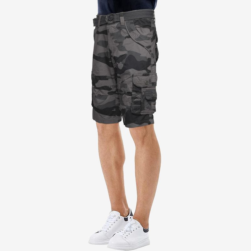 X RAY Men's Classic Fit 12.5" Inseam Knee Length Cargo Shorts, 3 of 4