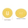 Unique Bargains Resin Craft DIY Round Flat 4-Hole Replacement Sewing Buttons 10 Pcs - 2 of 4