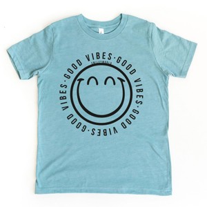 The Juniper Shop SmileyWorld Good Vibes Outline Youth Short Sleeve Tee - 1 of 4