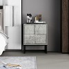 Adams Nightstand For Bed With Drawers,Storage Nightstand With 2 Drawers,Side Table With Drawers-The Pop Home - 3 of 4