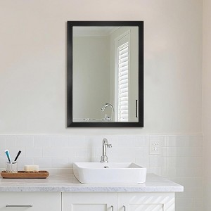 Rectangular Wall Mirror, White Framed Mirror for Bathroom, Bedroom, Living Room & Entryway Decor - 1 of 4