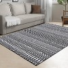 Modern Washable Rug - Non-Slip Kitchen & Bathroom Mat for Laundry, Nursery, Office, Living & Dining Room - Contemporary Carpet - 3 of 4