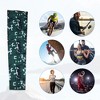 Unique Bargains Basketball Sports Camouflage Cooling Arm Elbow Compression Sleeve Green 1 Pair - 2 of 4