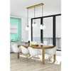 Elegant Lighting Baxter 3 Lights Brass Pendant With Clear Glass - image 3 of 4