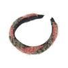 Unique Bargains Women's Gold Thread Cross Headband 1 Pc - 4 of 4