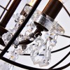 CWI Lighting Campechia 3 Light Up Mini Chandelier With Brown Finish - 4 of 4