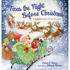 'Twas the Night Before Christmas - (Highlights Hidden Pictures Storybooks) by  Clement C Moore (Hardcover) - 1 of 1