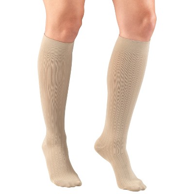 Truform Compression Socks, 15-20 mmHg, Women's Dress Socks, Knee High Over Calf Length
