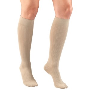 Truform Compression Socks, 15-20 mmHg, Women's Dress Socks, Knee High Over Calf Length - 1 of 4