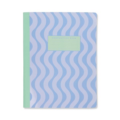 DesignWorks Ink Composition Book Wavy Waves