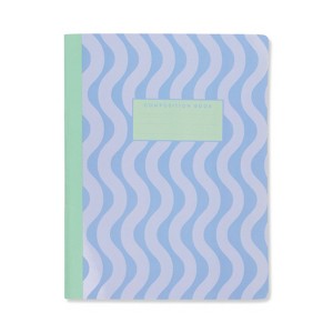 DesignWorks Ink Composition Book Wavy Waves - 1 of 4