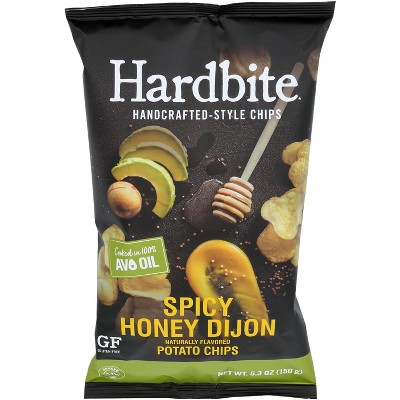 Hardbite Spicy Honey Dijon Potato Chips - Case Of 6 - 5.3 Oz : Target