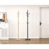Kumasinova Classic Solid Wood Coat Rack with 9/10/11 Hooks,3/7-Tier Freestanding Coat Racks for Entryway,Clothing Racks for Hanging Clothes - 3 of 4