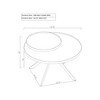 Coaster,Briggs 2-piece Round Coffee and End Table Set - 4 of 4