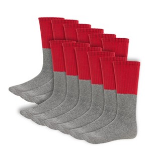 Rocky Cotton Boot Socks, 6 PAIRS, For Men & Women, Thermal & Insulated, Warm for Cold Work, Hunting, Fishing - 1 of 4