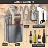OPUX Wine Bag, 4,6 Bottle Cooler Insulated Tote Carrier Travel Picnic BYOB, Leakproof Padded Portable Party Christmas Gift - 3 of 4