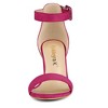 Allegra K Women's Back to College Open Toe Ankle Strap Chunky Heel Sandals - 3 of 4